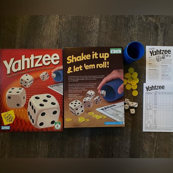 Yahtzee Classic Board Game for Family Toys Traditional Hobbies. - Picture 2 of 4